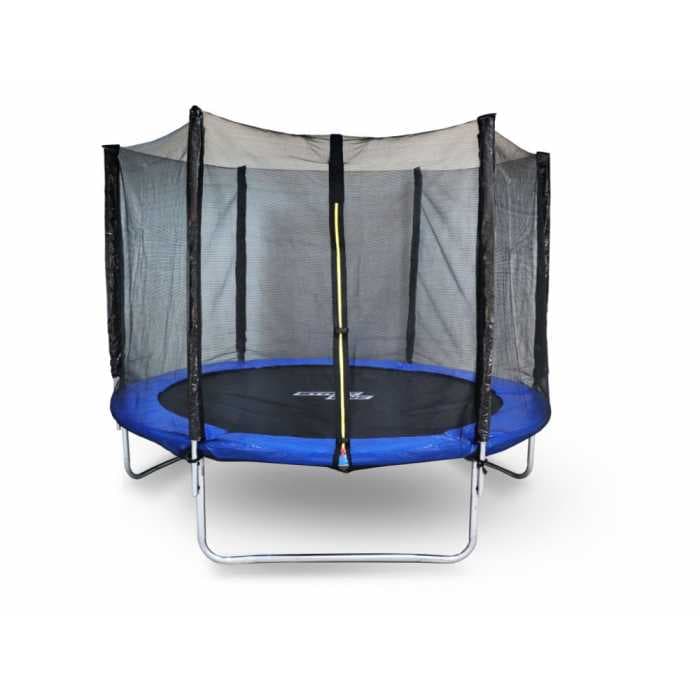 Батут StartLine Fitness 10 футов (305 см) СКЛАДНОЙ с внешней сеткой и лестницей 10360F2Y