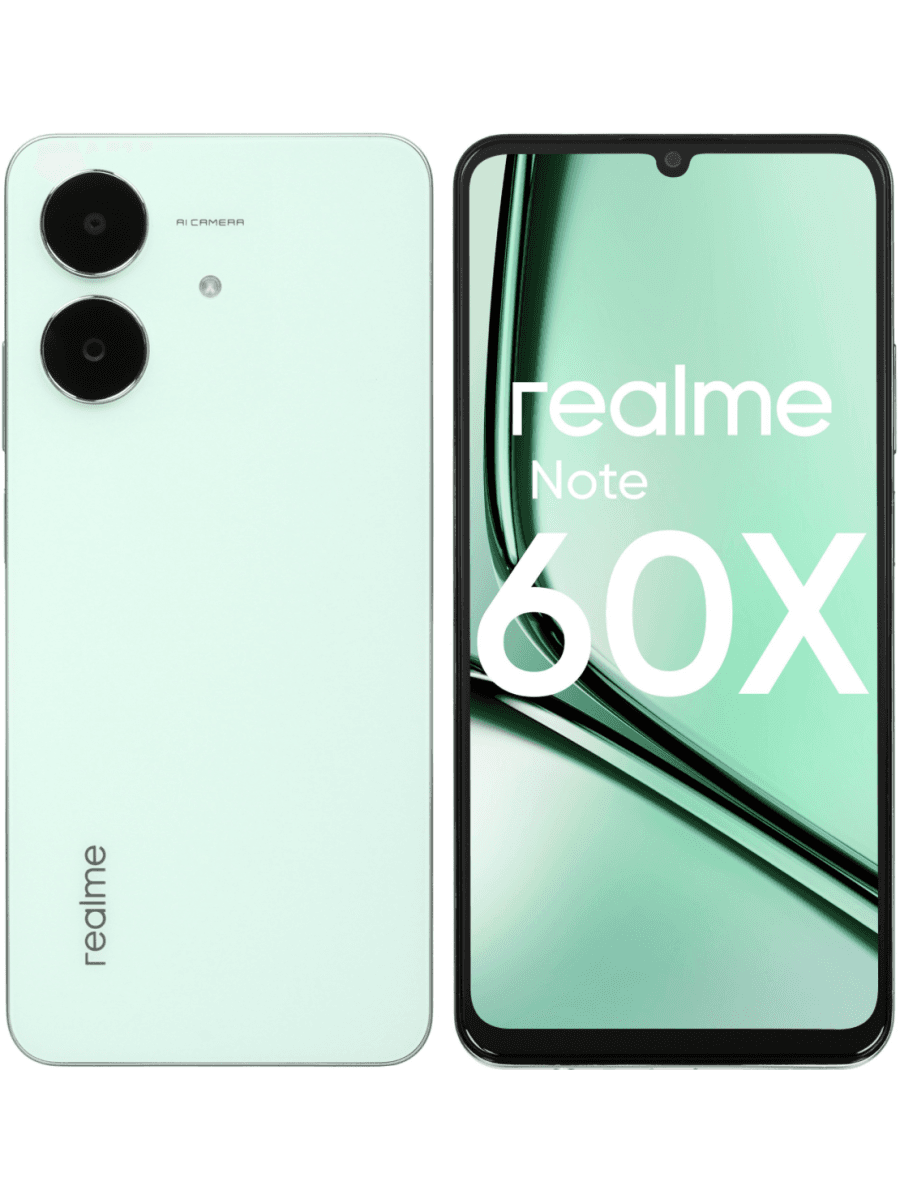 Смартфон realme Note 60x 64 ГБ зеленый