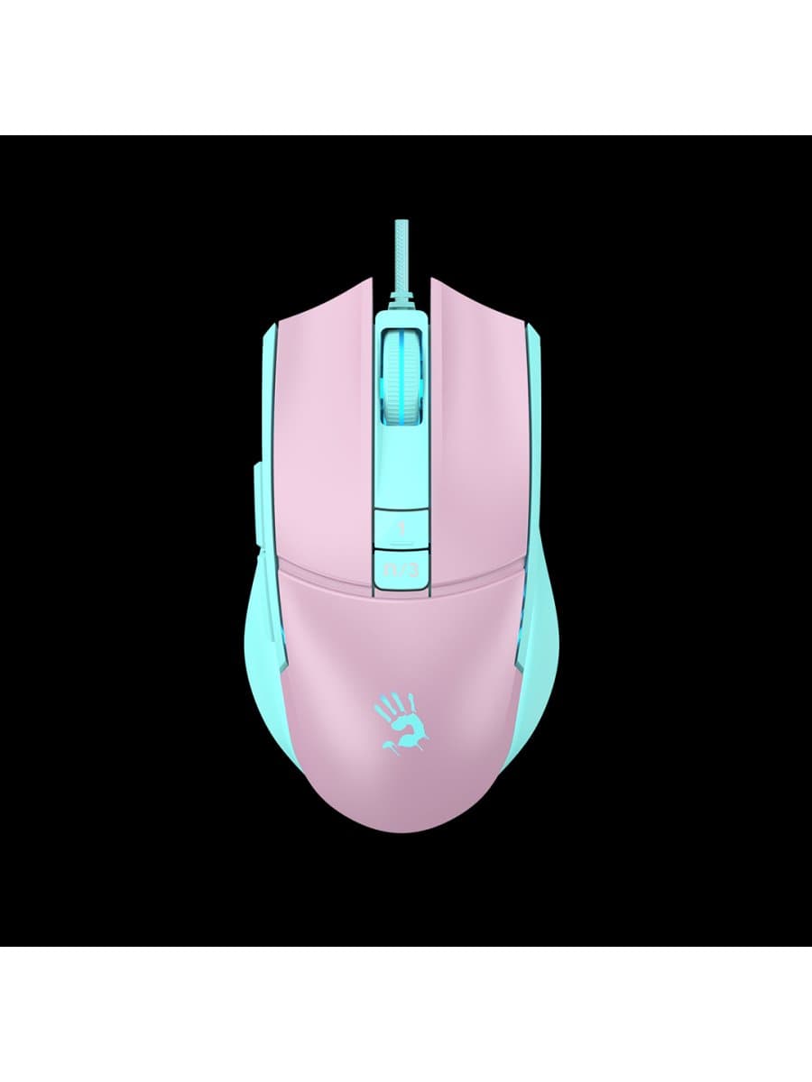 Мышь A4TECH BLOODY L65 MAX LIGHTWEIGHT GAMING 12000CPI HONEYCOMB RGB METAL FEET ACTIVE USB