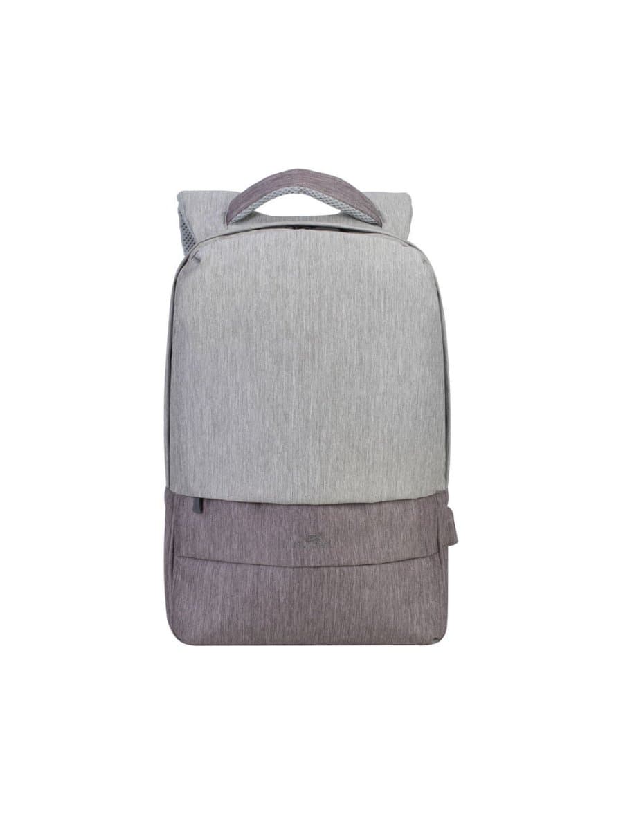 Рюкзак для ноутбука RivaCase 7562 PRATER Anti-Theft Grey/Mocha Brown 15.6" Backpack