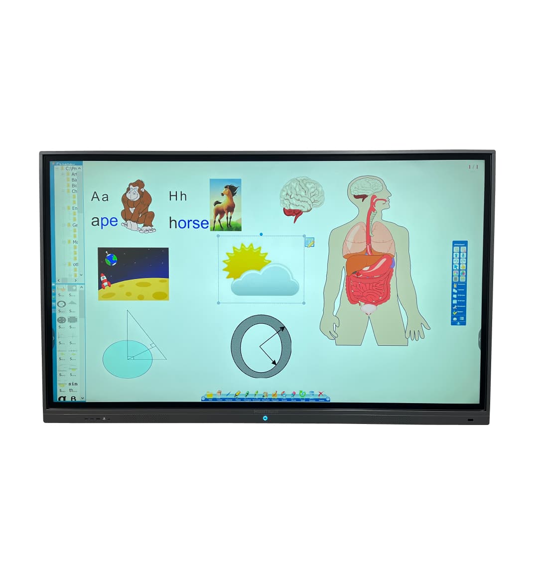 Интерактивная панель MultiTouch BLE-86 OPS i34128 (86 дюймов, i3/6th generation, DDR4 4G, 128G SSD), закаленное стекло