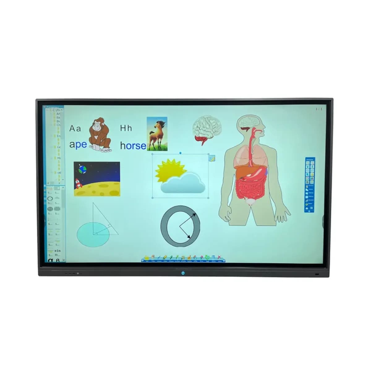 Интерактивная панель MultiTouch BLE-75 4G32G (75 дюймов, android 13.0, 4G ram, 32G storage), антибликовое стекло