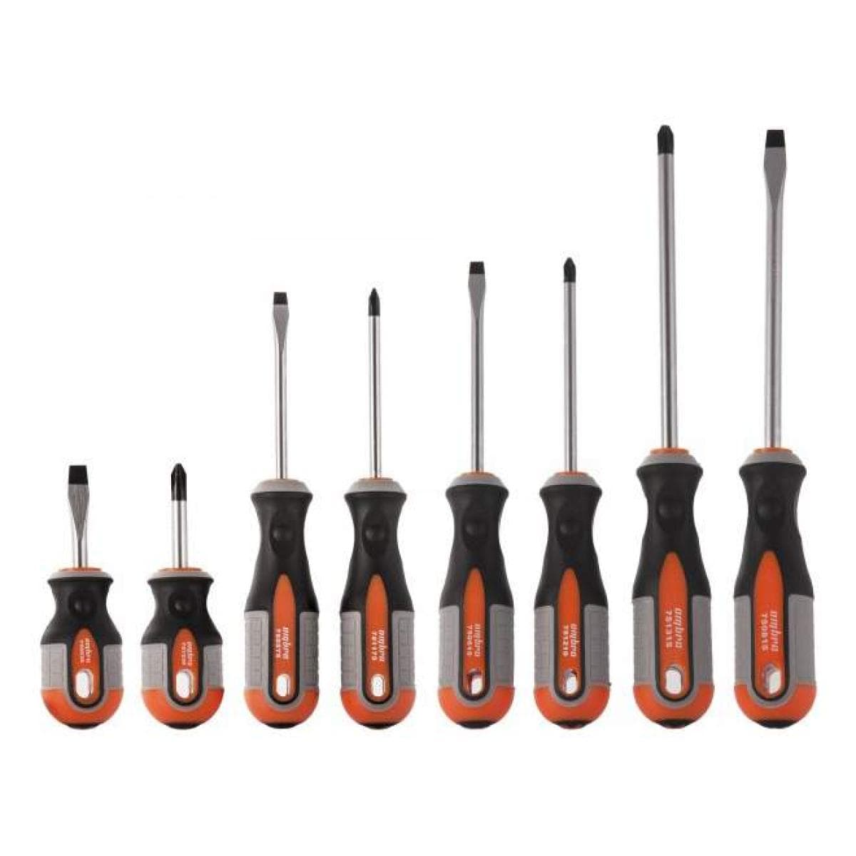 Ombra 975008 Набор отверток стержневых ROUND GRIP, 8 предметов